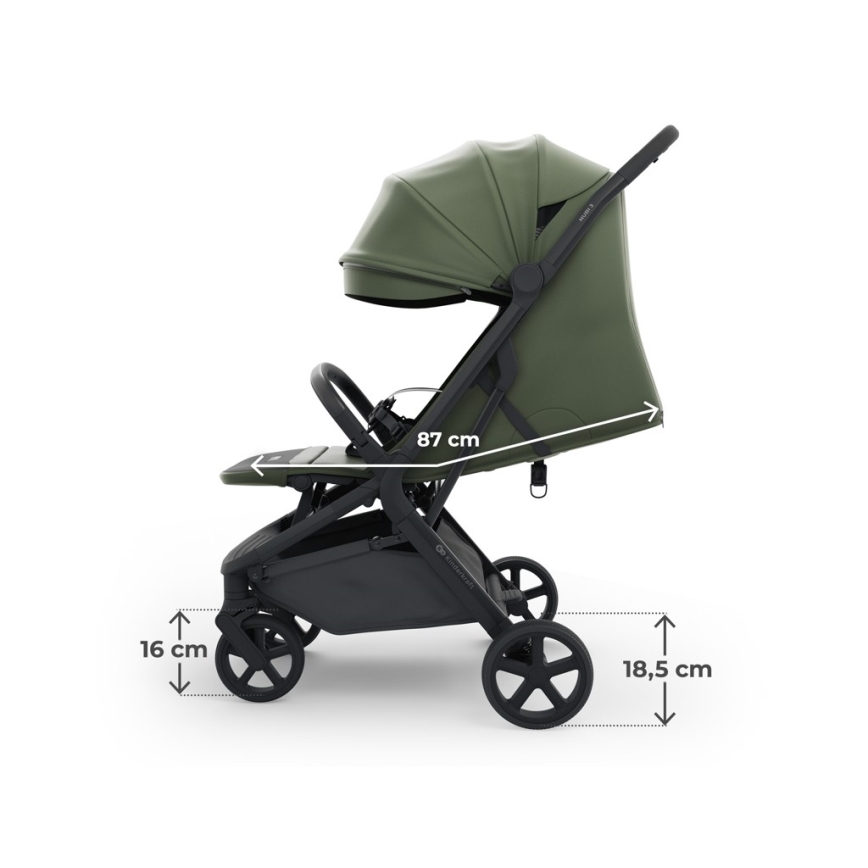 KINDERKRAFT SELECT - NUBI 3 Sport Stroller, Mystic Green