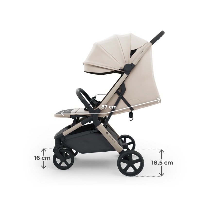 KINDERKRAFT SELECT - NUBI 3 Sport Stroller, Sand Beige