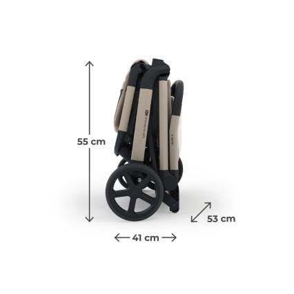KINDERKRAFT SELECT - NUBI 3 Sport Stroller, Sand Beige