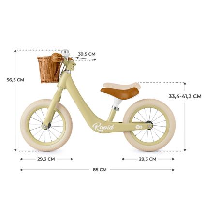 KINDERKRAFT SELECT - Push bike RAPID2 Savannah green
