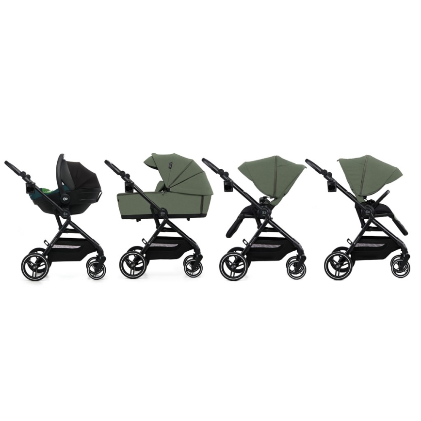 KINDERKRAFT SELECT - Stroller 2in1 YOXI Mystic green