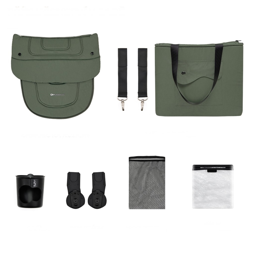 KINDERKRAFT SELECT - Stroller 2in1 YOXI Mystic green