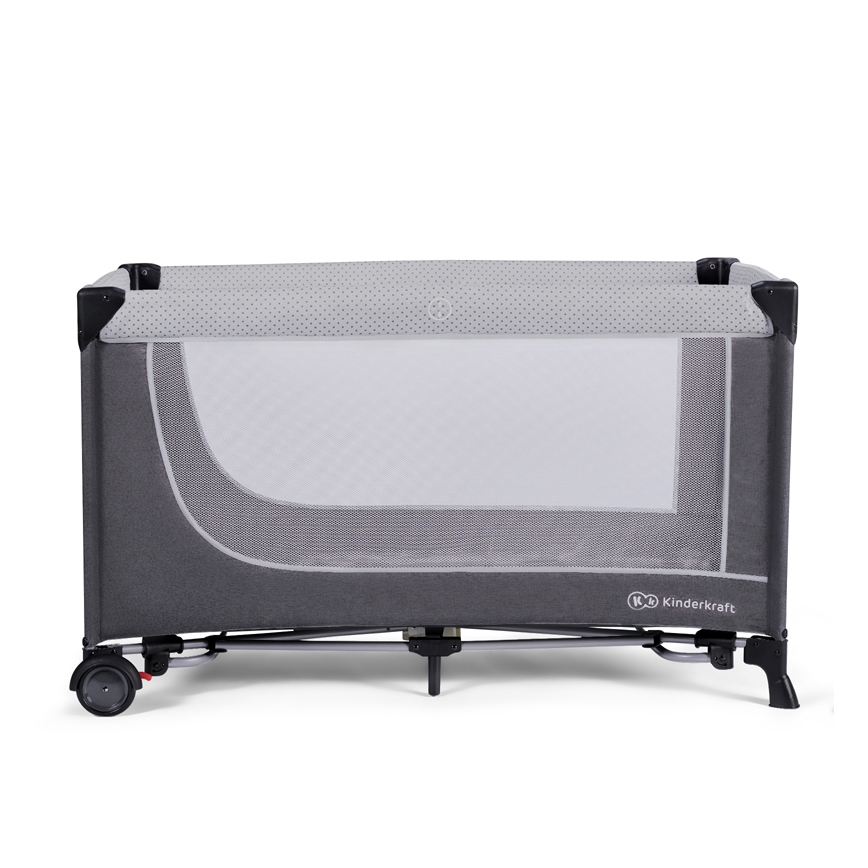 KINDERKRAFT SELECT - Travel crib LEODY grey