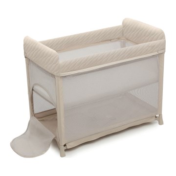 KINDERKRAFT SELECT - Travel crib MOON DREAM beige