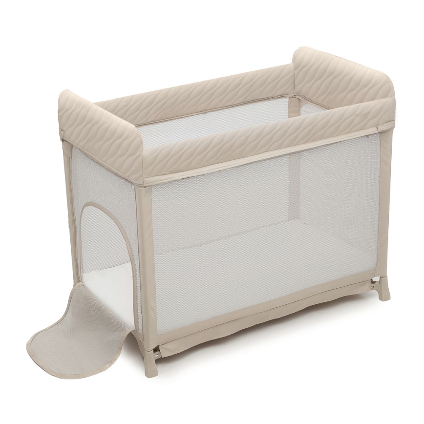 KINDERKRAFT SELECT - Travel crib MOON DREAM beige