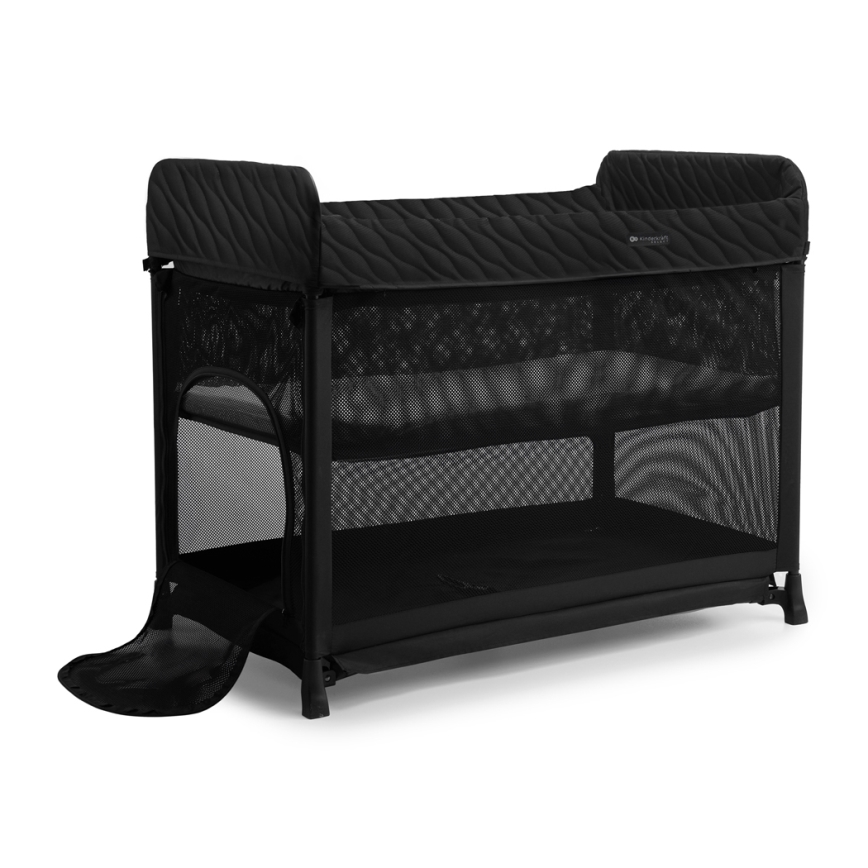 KINDERKRAFT SELECT - Travel crib MOON DREAM black