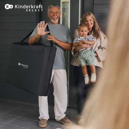KINDERKRAFT SELECT - Travel crib MOON DREAM black