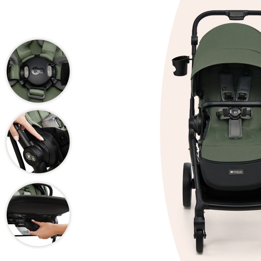 KINDERKRAFT SELECT - YOXI Sport Stroller, Mystic Green