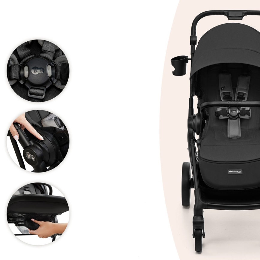 KINDERKRAFT SELECT - YOXI Sports Stroller, Moonlight Grey