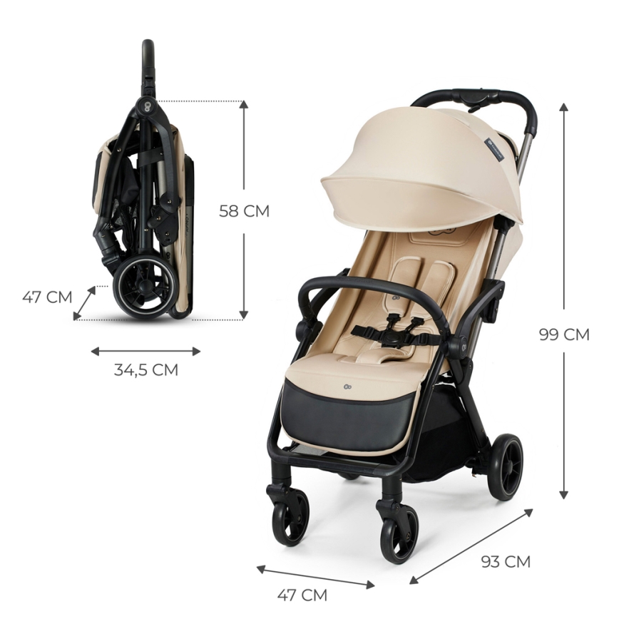 KINDERKRAFT - Stroller APINO beige