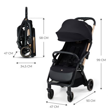 KINDERKRAFT - Stroller APINO black