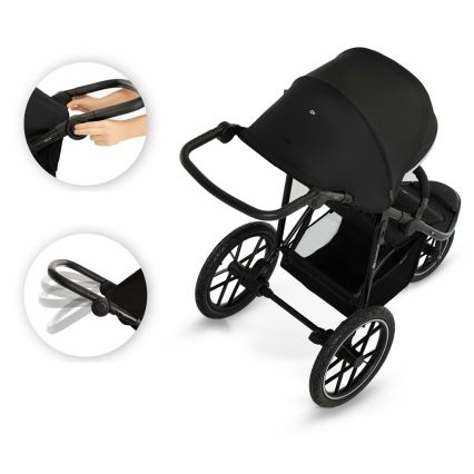KINDERKRAFT - Stroller HELSI2 black