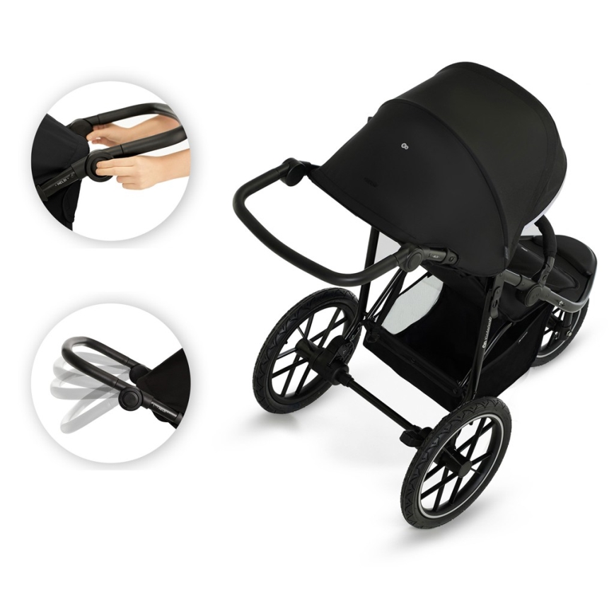 KINDERKRAFT - Stroller HELSI2 black