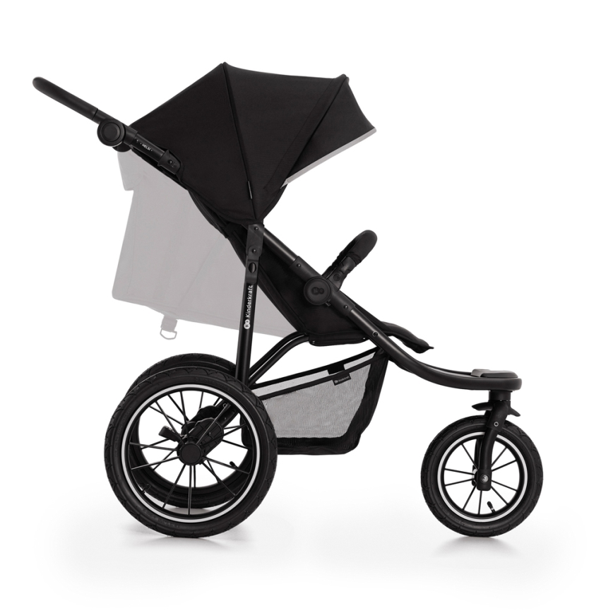 KINDERKRAFT - Stroller HELSI2 black