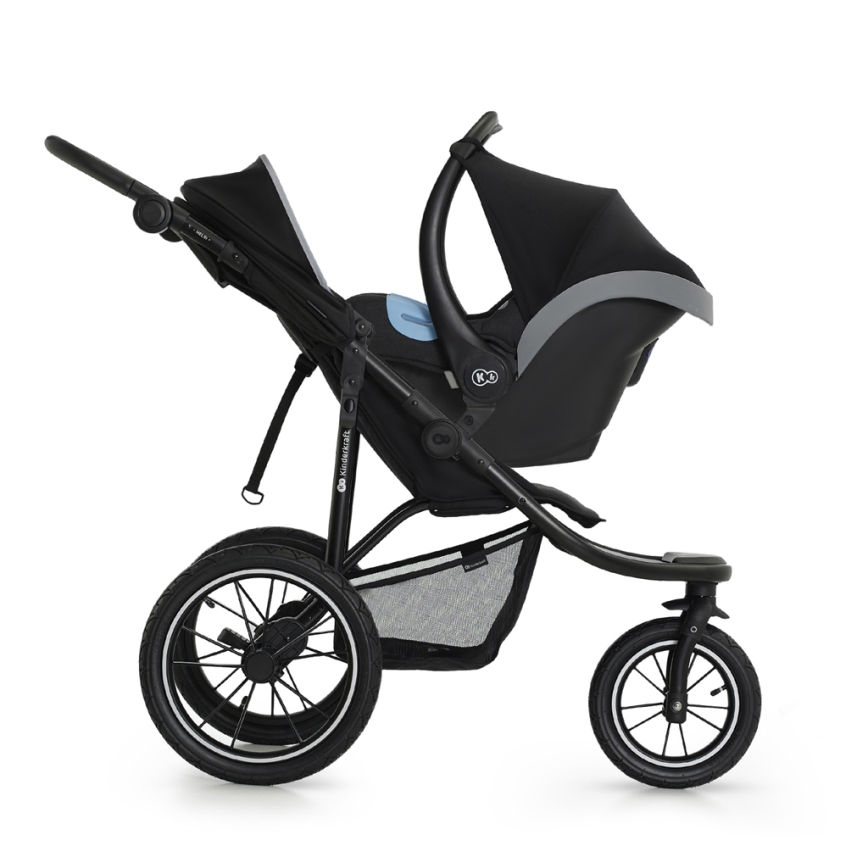 KINDERKRAFT - Stroller HELSI2 black