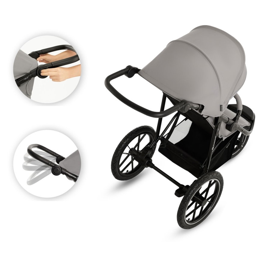 KINDERKRAFT - Stroller HELSI2 grey