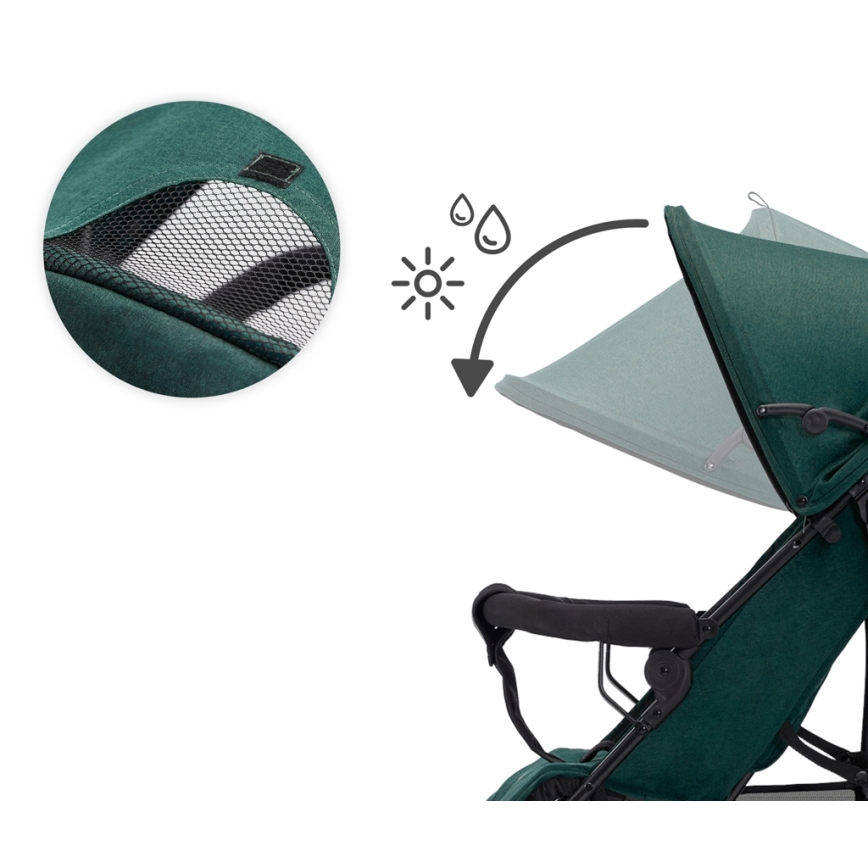 KINDERKRAFT - Stroller TIK Green forest
