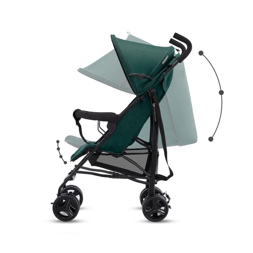 KINDERKRAFT - Stroller TIK Green forest