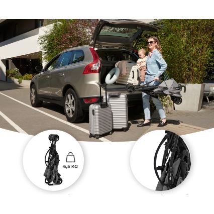 KINDERKRAFT - Stroller TIK Stone grey