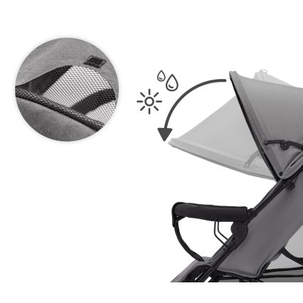 KINDERKRAFT - Stroller TIK Stone grey