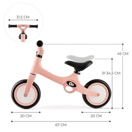 KINDERKRAFT - TOVE Balance Bike Pink