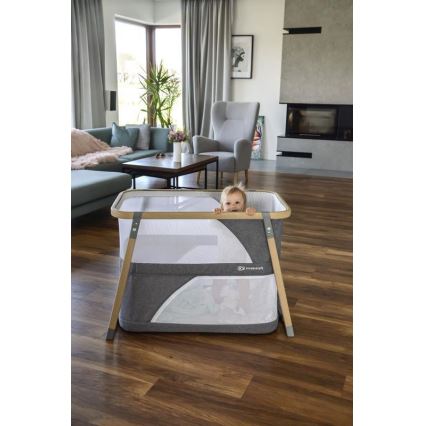 KINDERKRAFT - Travel crib 4in1 SOFI grey