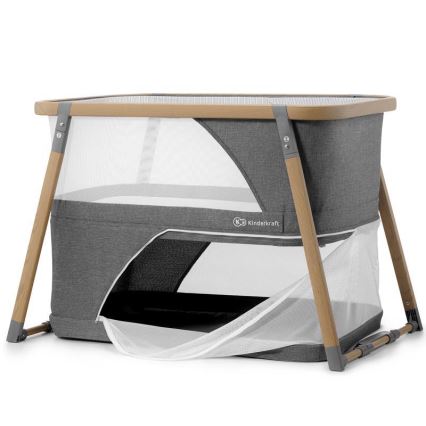 KINDERKRAFT - Travel crib 4in1 SOFI grey