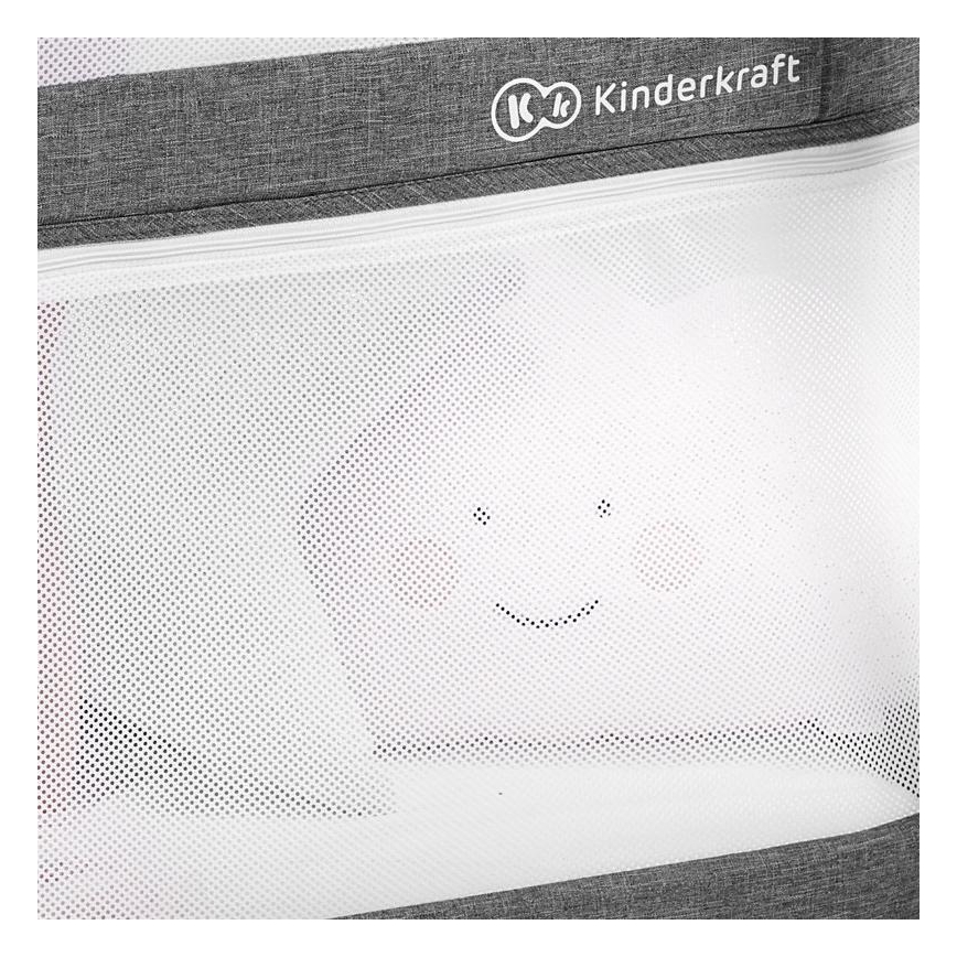 KINDERKRAFT - Travel crib 4in1 SOFI grey