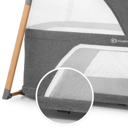 KINDERKRAFT - Travel crib 4in1 SOFI grey