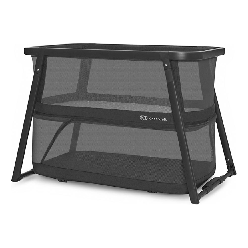 KINDERKRAFT - Travel crib 4in1 SOFI PLUS dark grey