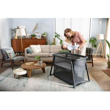 KINDERKRAFT - Travel crib 4in1 SOFI PLUS dark grey