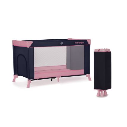 KINDERKRAFT - Travel crib Baby Tiger VIKI pink