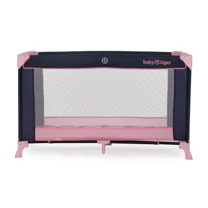 KINDERKRAFT - Travel crib Baby Tiger VIKI pink
