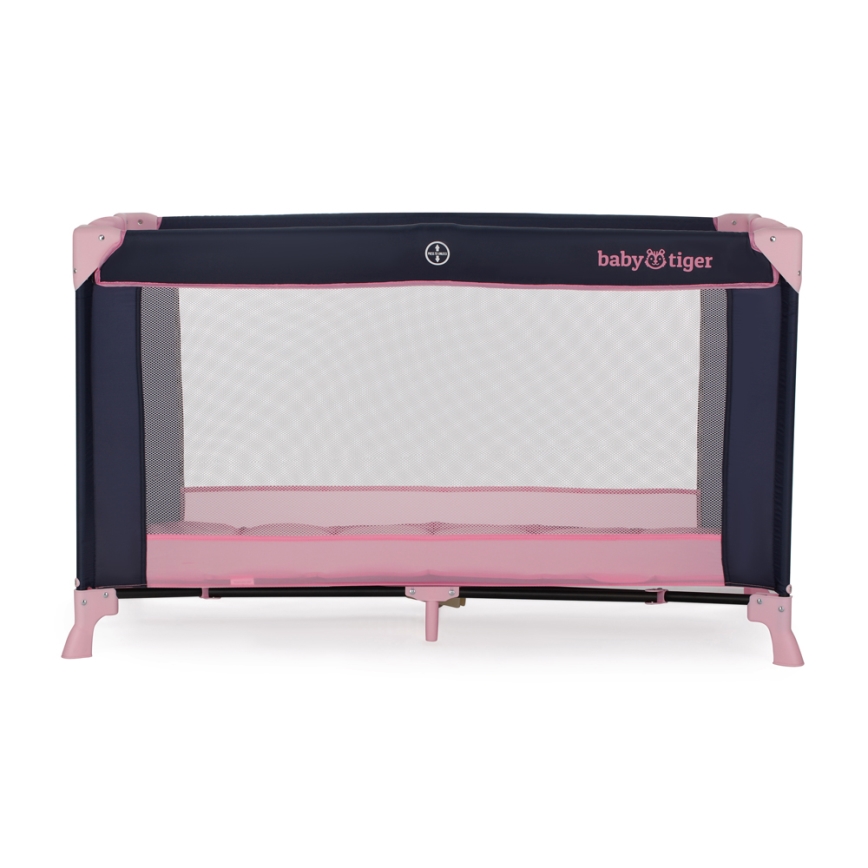 KINDERKRAFT - Travel crib Baby Tiger VIKI pink