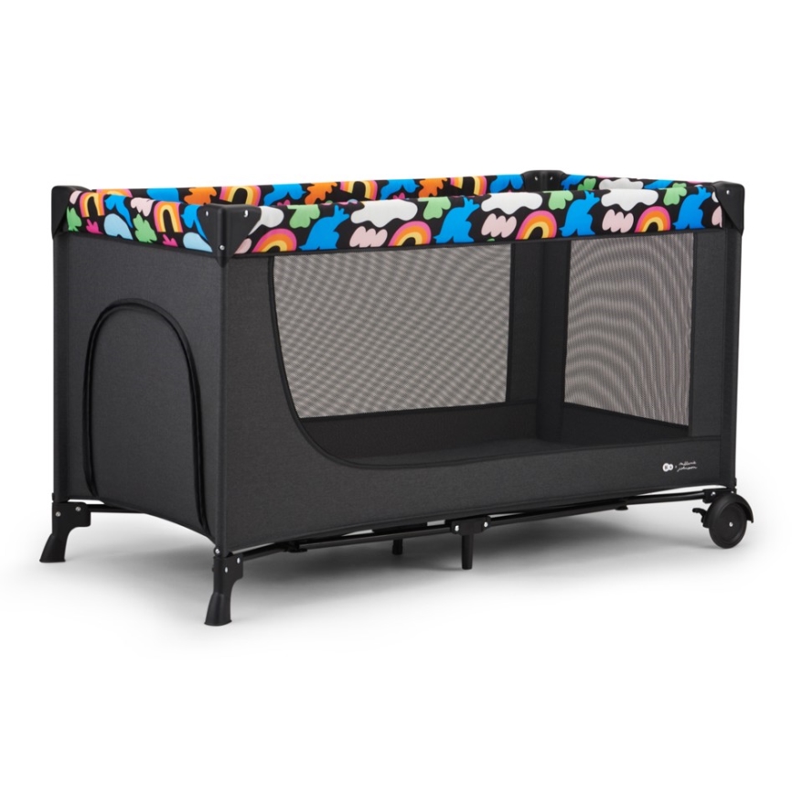 KINDERKRAFT - Travel crib JOY 2 Happy shapes