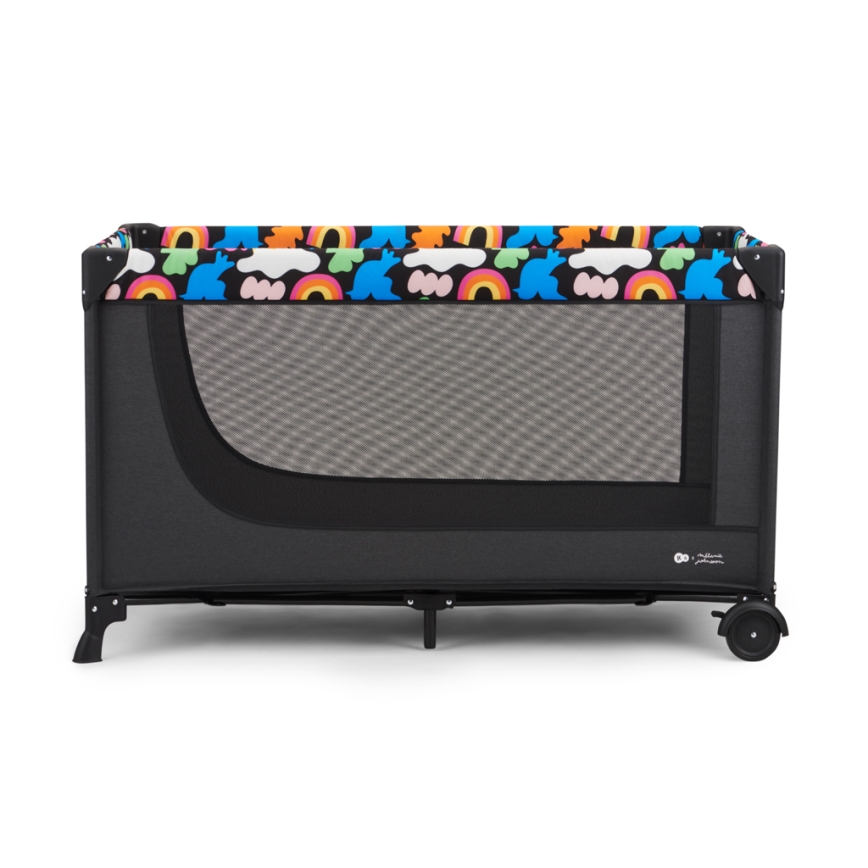 KINDERKRAFT - Travel crib JOY 2 Happy shapes
