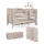 KINDERKRAFT - Travel crib JOY 2 with accessories beige