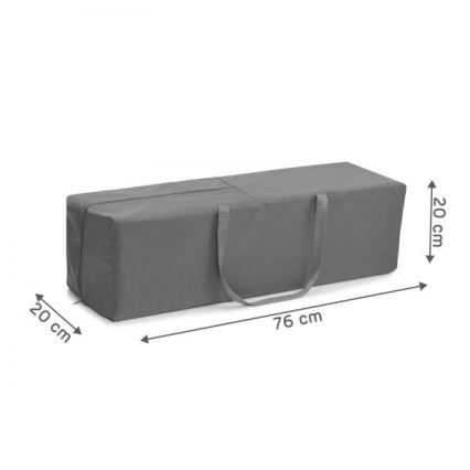 KINDERKRAFT - Travel crib JOY grey-blue