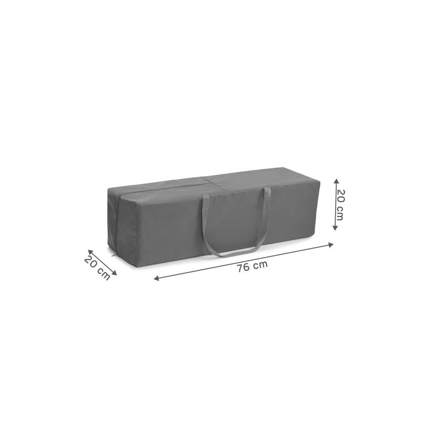 KINDERKRAFT - Travel crib JOY grey-blue