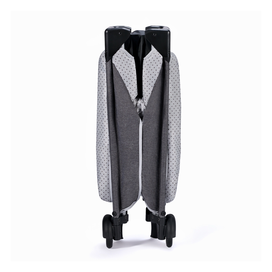 KINDERKRAFT - Travel crib LEODY grey
