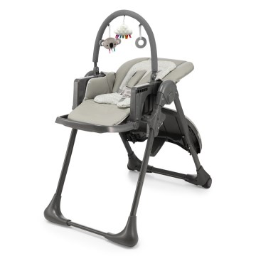 KINDERKRAFT - TUMMIE 2-in-1 Children's Dining Chair, Grey