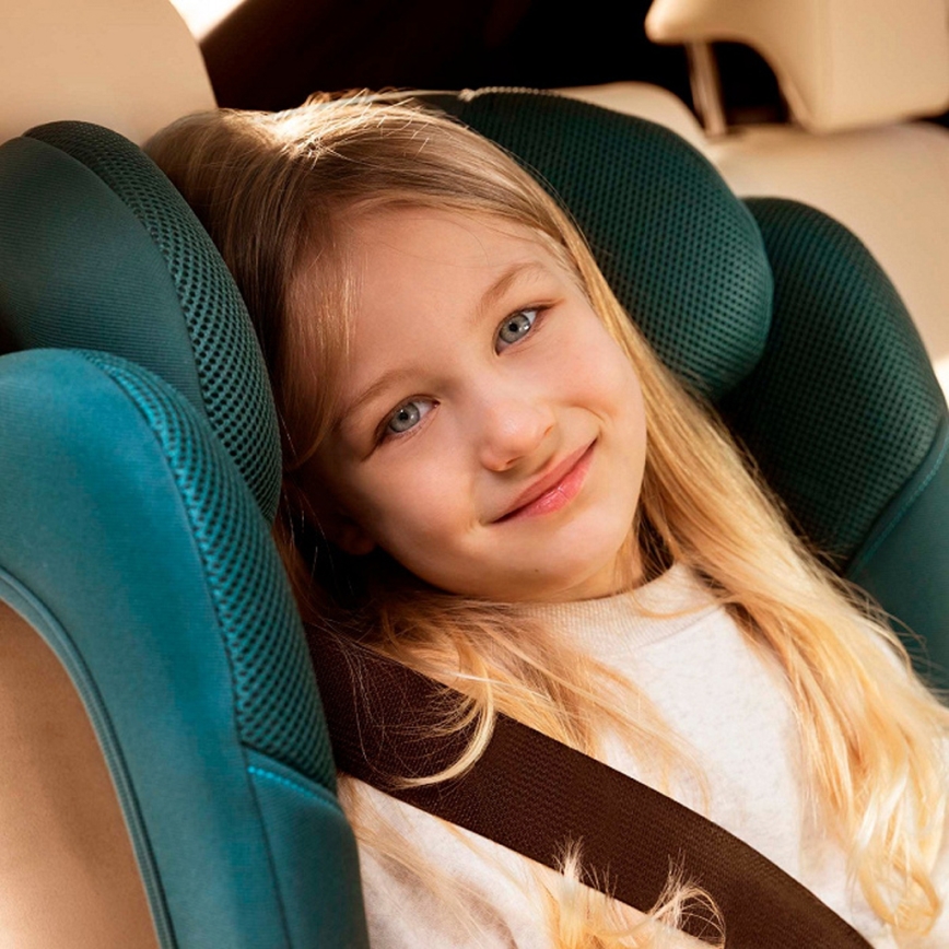 KINDERKRAFT - UNITY 2 i-Size Foldable Child Car Seat 100-150 cm Turquoise