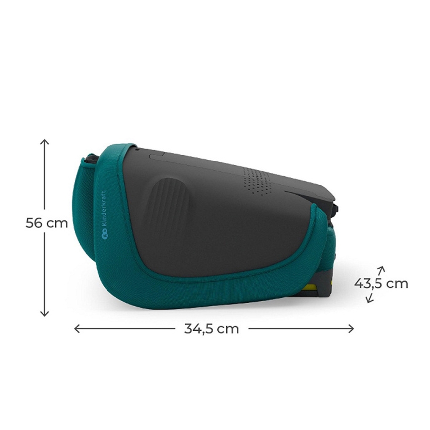 KINDERKRAFT - UNITY 2 i-Size Foldable Child Car Seat 100-150 cm Turquoise