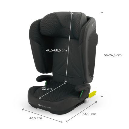 KINDERKRAFT - UNITY 2 i-Size Folding Car Seat 100-150 cm Black
