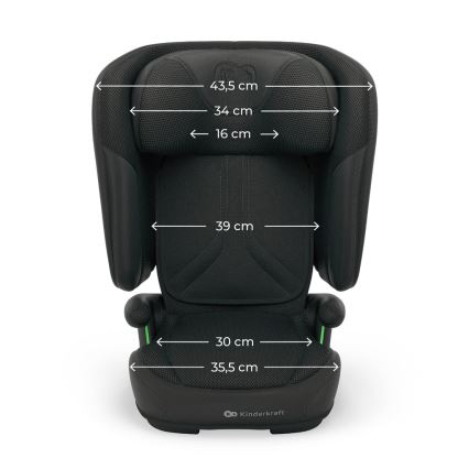 KINDERKRAFT - UNITY 2 i-Size Folding Car Seat 100-150 cm Black