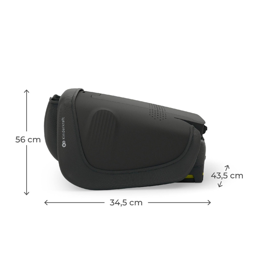 KINDERKRAFT - UNITY 2 i-Size Folding Car Seat 100-150 cm Black