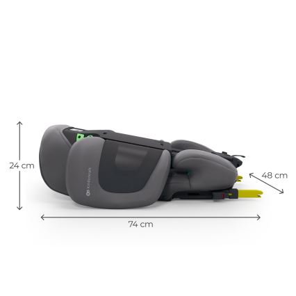 KINDERKRAFT - XPAND 2 PRO Foldable Car Seat 100-150 cm, Grey