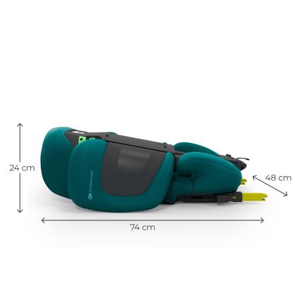 KINDERKRAFT - XPAND 2 PRO Foldable car seat 100-150 cm turquoise
