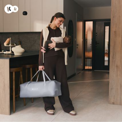 KINDERKRAFT - ZIKI Baby Playpen, Grey