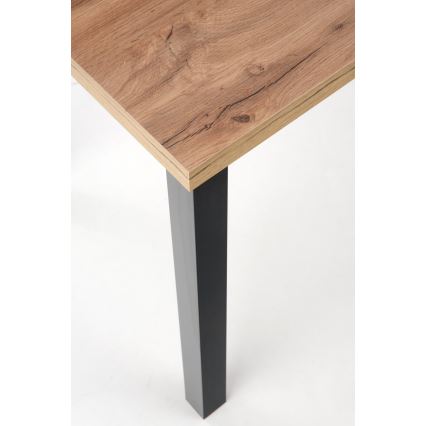 KINDOR dining table, Wotan oak/black